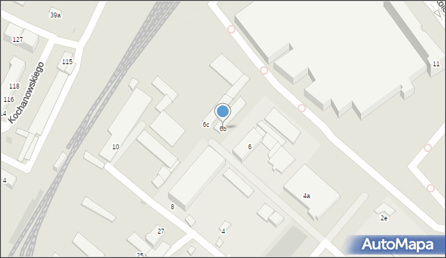 Gdańsk, Narwicka, 6b, mapa Gdańska