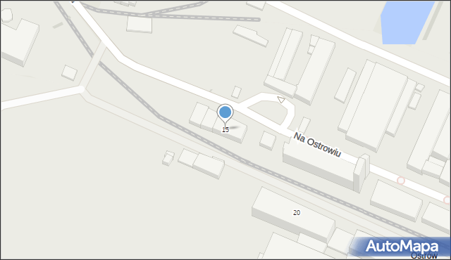 Gdańsk, Na Ostrowiu, 15, mapa Gdańska