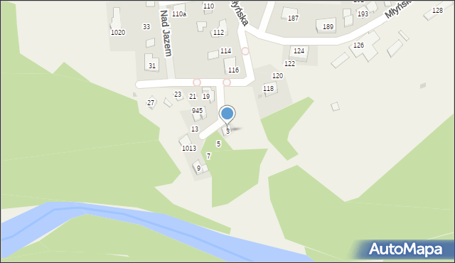 Gdów, Nad Jazem, 3, mapa Gdów