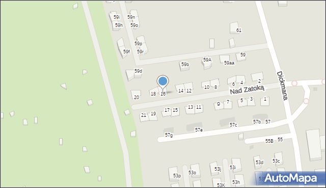 Gdynia, Nad Zatoką, 16, mapa Gdyni