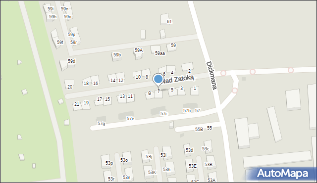 Gdynia, Nad Zatoką, 7, mapa Gdyni