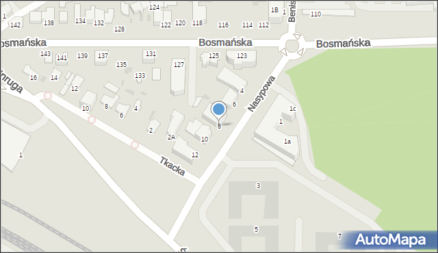 Gdynia, Nasypowa, 8, mapa Gdyni