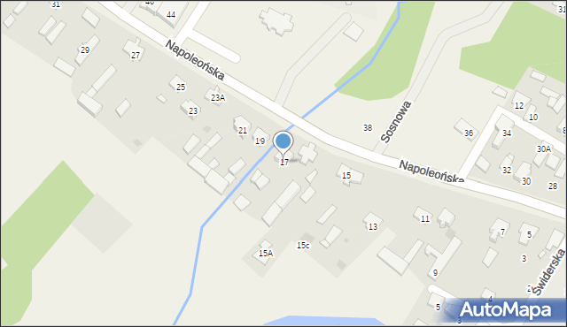 Glinianka, Napoleońska, 17, mapa Glinianka