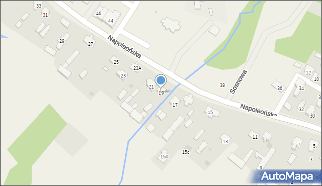 Glinianka, Napoleońska, 19, mapa Glinianka