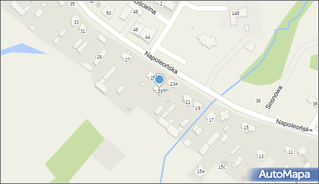 Glinianka, Napoleońska, 23, mapa Glinianka