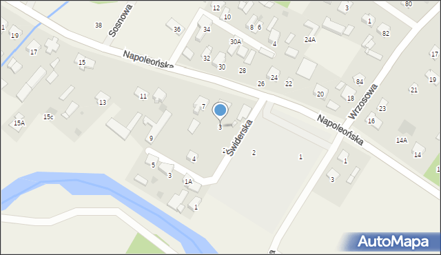 Glinianka, Napoleońska, 3, mapa Glinianka