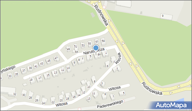 Głogów, Narutowicza Gabriela, 4, mapa Głogów