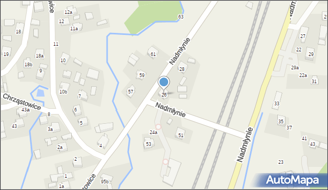 Gołaczewy, Nadmłynie, 26, mapa Gołaczewy