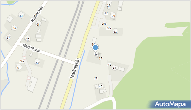 Gołaczewy, Nadmłynie, 35, mapa Gołaczewy