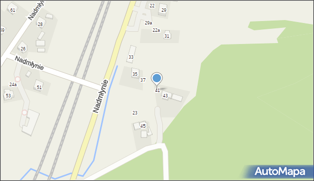 Gołaczewy, Nadmłynie, 41, mapa Gołaczewy