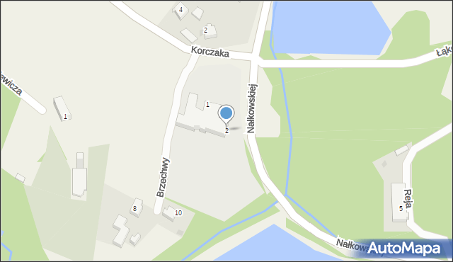 Golasowice, Nałkowskiej Zofii, 2, mapa Golasowice