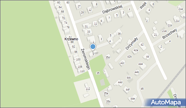 Goleniów, Nałkowskiej Zofii, 2, mapa Goleniów