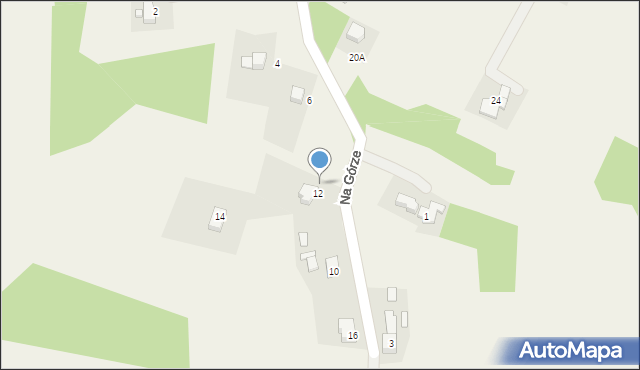 Gołkowice, Na Górze, 8, mapa Gołkowice