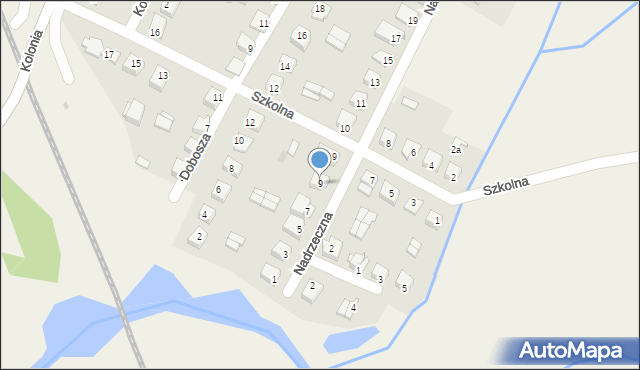 Gołotczyzna, Nadrzeczna, 9, mapa Gołotczyzna