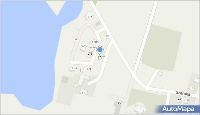 Górsk, Nadwiślańska, 17c, mapa Górsk