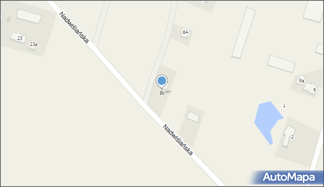 Górsk, Nadwiślańska, 8b, mapa Górsk