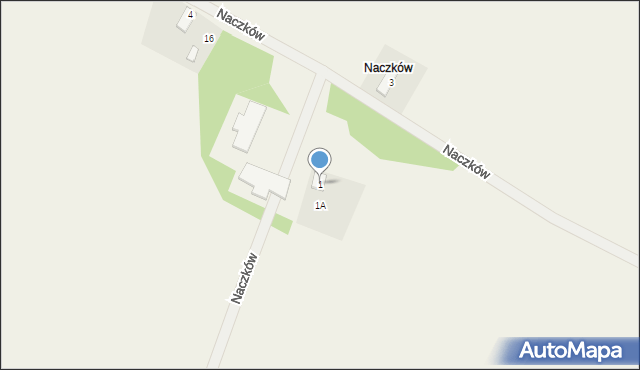 Goszowice, Naczków, 1, mapa Goszowice