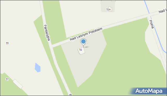 Grabowiec, Nad Leśnym Potokiem, 2, mapa Grabowiec