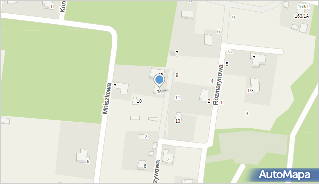 Grabówka, Nagietkowa, 3A, mapa Grabówka