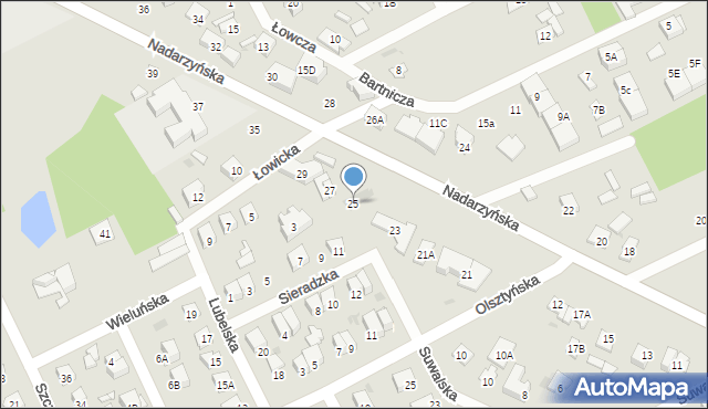 Grodzisk Mazowiecki, Nadarzyńska, 25, mapa Grodzisk Mazowiecki