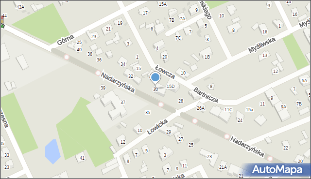 Grodzisk Mazowiecki, Nadarzyńska, 30, mapa Grodzisk Mazowiecki