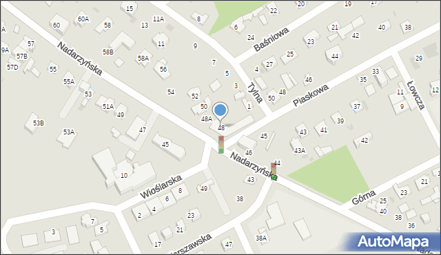 Grodzisk Mazowiecki, Nadarzyńska, 48, mapa Grodzisk Mazowiecki