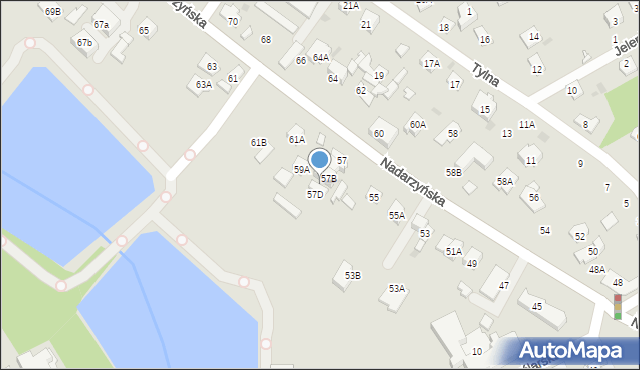 Grodzisk Mazowiecki, Nadarzyńska, 57C, mapa Grodzisk Mazowiecki