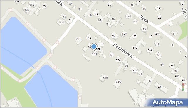 Grodzisk Mazowiecki, Nadarzyńska, 57D, mapa Grodzisk Mazowiecki