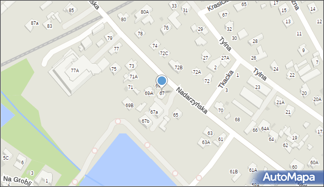 Grodzisk Mazowiecki, Nadarzyńska, 67, mapa Grodzisk Mazowiecki