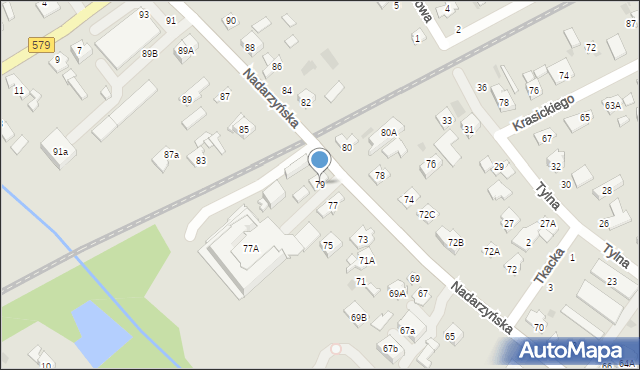 Grodzisk Mazowiecki, Nadarzyńska, 79, mapa Grodzisk Mazowiecki