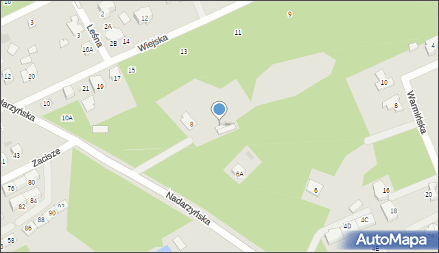 Grodzisk Mazowiecki, Nadarzyńska, 8a, mapa Grodzisk Mazowiecki