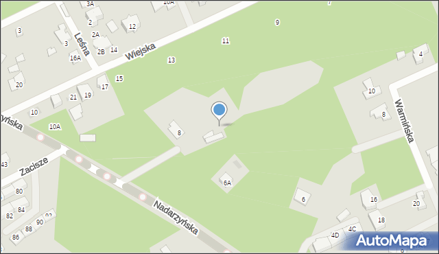 Grodzisk Mazowiecki, Nadarzyńska, 8b, mapa Grodzisk Mazowiecki