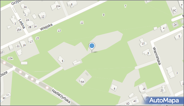 Grodzisk Mazowiecki, Nadarzyńska, 8d, mapa Grodzisk Mazowiecki