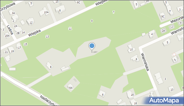 Grodzisk Mazowiecki, Nadarzyńska, 8f, mapa Grodzisk Mazowiecki