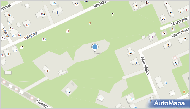 Grodzisk Mazowiecki, Nadarzyńska, 8g, mapa Grodzisk Mazowiecki