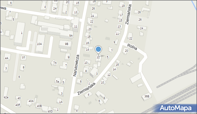 Grodzisk Mazowiecki, Narutowicza Gabriela, 12, mapa Grodzisk Mazowiecki