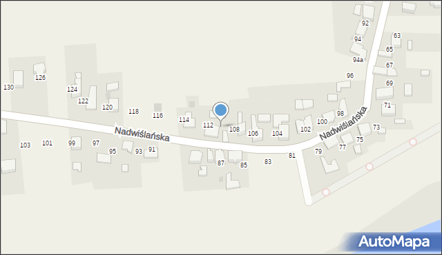 Gromiec, Nadwiślańska, 110, mapa Gromiec