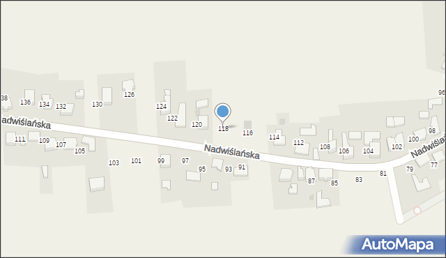 Gromiec, Nadwiślańska, 118, mapa Gromiec