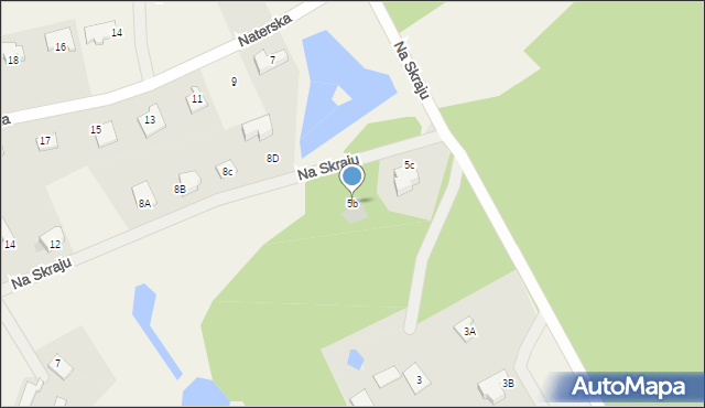 Gronity, Na Skraju, 5b, mapa Gronity