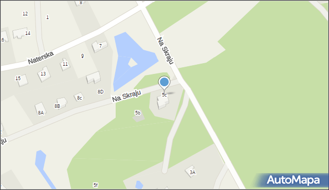 Gronity, Na Skraju, 5c, mapa Gronity