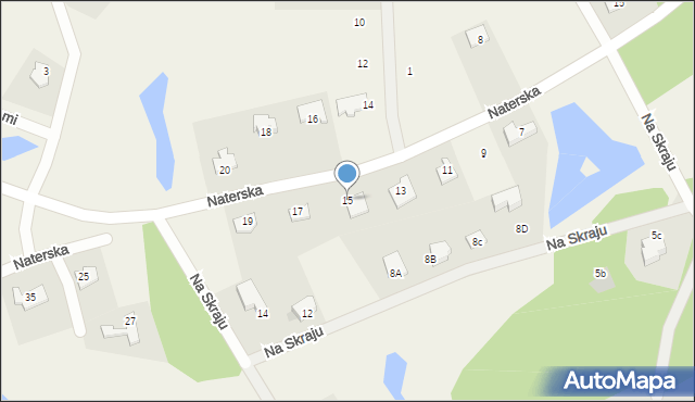 Gronity, Naterska, 15, mapa Gronity