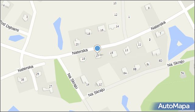 Gronity, Naterska, 17, mapa Gronity