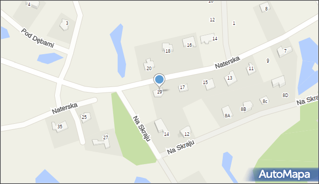 Gronity, Naterska, 19, mapa Gronity