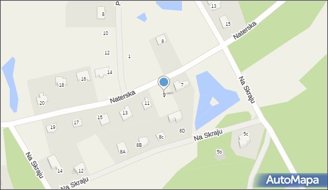 Gronity, Naterska, 9, mapa Gronity