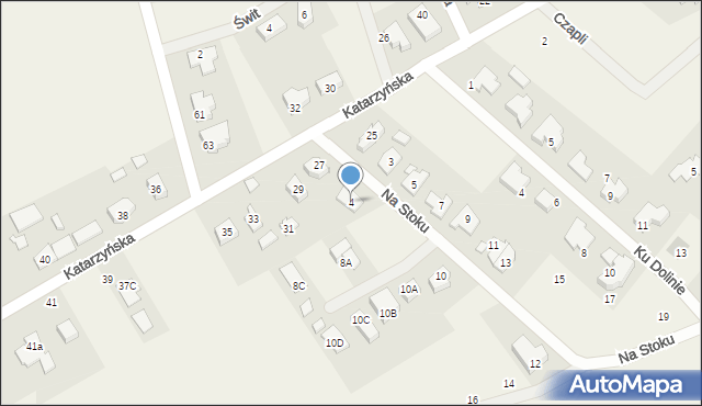 Gruszczyn, Na Stoku, 4, mapa Gruszczyn