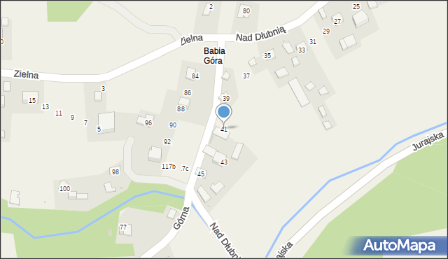 Iwanowice Dworskie, Nad Dłubnią, 41, mapa Iwanowice Dworskie