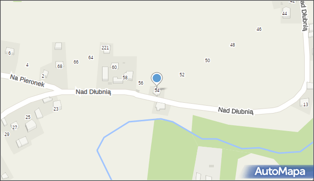 Iwanowice Dworskie, Nad Dłubnią, 54, mapa Iwanowice Dworskie