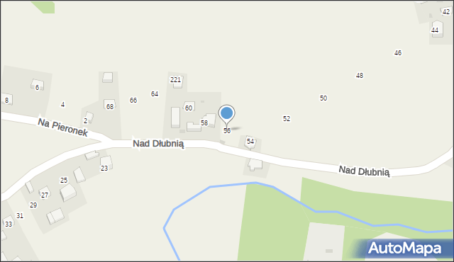 Iwanowice Dworskie, Nad Dłubnią, 56, mapa Iwanowice Dworskie