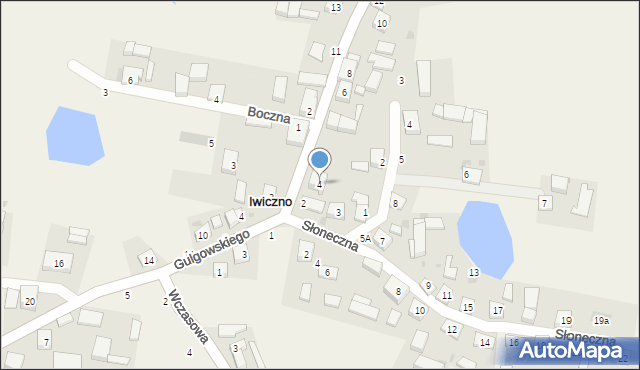 Iwiczno, Na Wzgórzu, 4, mapa Iwiczno