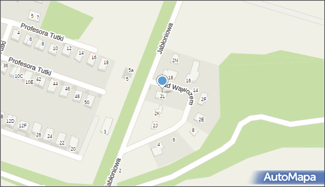 Jadwisin, Nad Wąwozem, 3, mapa Jadwisin